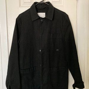 Saturdays NYC Black Cotton Utility Jacket, size M